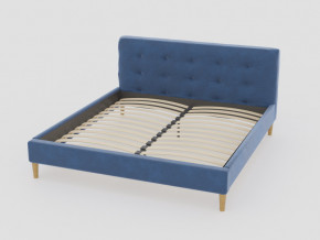 Кровать Пайли 1400 синий в Нягани - nyagan.magazinmebel.ru | фото