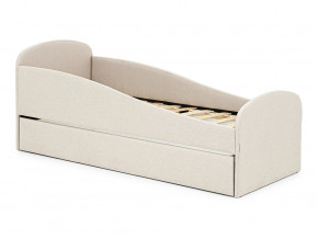 Кровать с ящиком Letmo карамель (рогожка) в Нягани - nyagan.magazinmebel.ru | фото - изображение 1