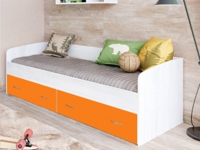 Кровать с выкатными ящиками Винтерберг, оранжевый в Нягани - nyagan.magazinmebel.ru | фото