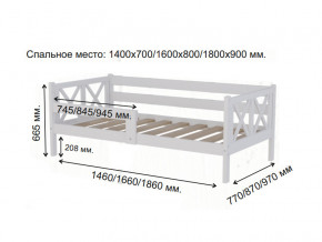 Кровать софа Аист-3 Классика белый 1800х900 мм в Нягани - nyagan.magazinmebel.ru | фото - изображение 2