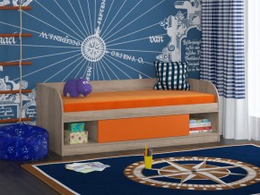 Кровать Соня 4 сонома-оранжевый в Нягани - nyagan.magazinmebel.ru | фото