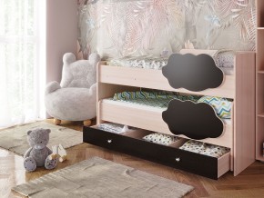 Кровать Соник с ящиком млечный дуб-венге в Нягани - nyagan.magazinmebel.ru | фото