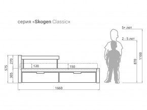 Кровать Svogen classic с ящиками и бортиком дерево в Нягани - nyagan.magazinmebel.ru | фото - изображение 2