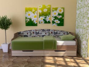 Кровать Юниор Тип 2 Микровелюр-марки 800х1600 в Нягани - nyagan.magazinmebel.ru | фото