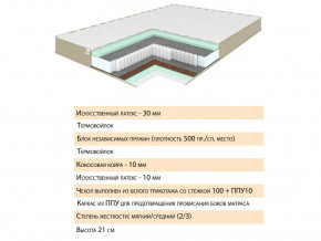 Матрас Тиссая 140х200 в Нягани - nyagan.magazinmebel.ru | фото - изображение 2