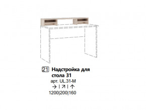 Надстройка для стола 31 (Полка) в Нягани - nyagan.magazinmebel.ru | фото