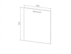 П 60 Комплект для посудомоечной машины 600 мм (цоколь + фасад) ЛДСП в Нягани - nyagan.magazinmebel.ru | фото