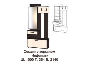 Секция с зеркалом в Нягани - nyagan.magazinmebel.ru | фото