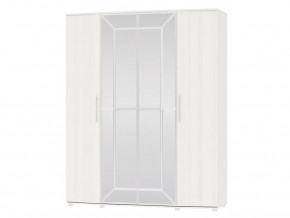 Шкаф 4-х дверный Амели 4-5200 Рамух белый в Нягани - nyagan.magazinmebel.ru | фото - изображение 1