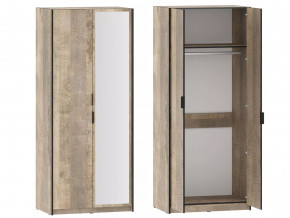 Шкаф для одежды Фолк НМ 014.03 фасад с зеркалом в Нягани - nyagan.magazinmebel.ru | фото