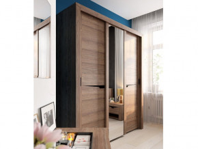 Шкаф с раздвижными дверями трехдверный Соренто дуб стирлинг в Нягани - nyagan.magazinmebel.ru | фото
