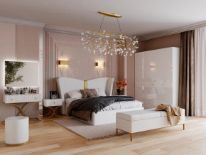 Спальня Рише белый глянец с перламутром в Нягани - nyagan.magazinmebel.ru | фото