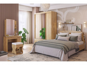 Спальня Виктория-1 дуб крафт золотой в Нягани - nyagan.magazinmebel.ru | фото