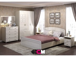 Спальня Виктория МДФ с большим комодом в Нягани - nyagan.magazinmebel.ru | фото