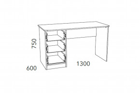 Стол письменный Фанк НМ 011.47-01 М2 в Нягани - nyagan.magazinmebel.ru | фото - изображение 3
