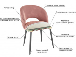 Стул Моли велюр синий в Нягани - nyagan.magazinmebel.ru | фото - изображение 2